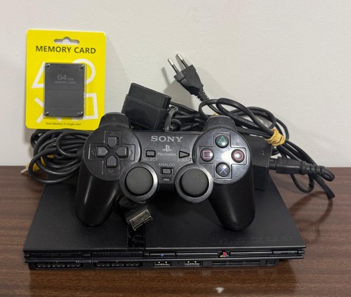Sony ps2 slim nera playstation - sony,