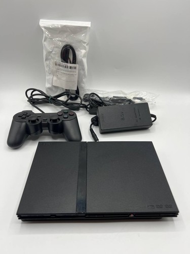 Console playstation ps2 slim - console,