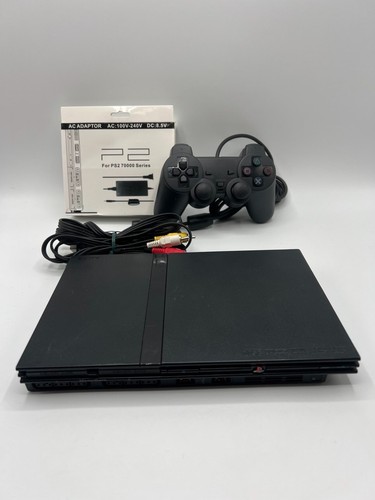 Console playstation ps2 slim - console,