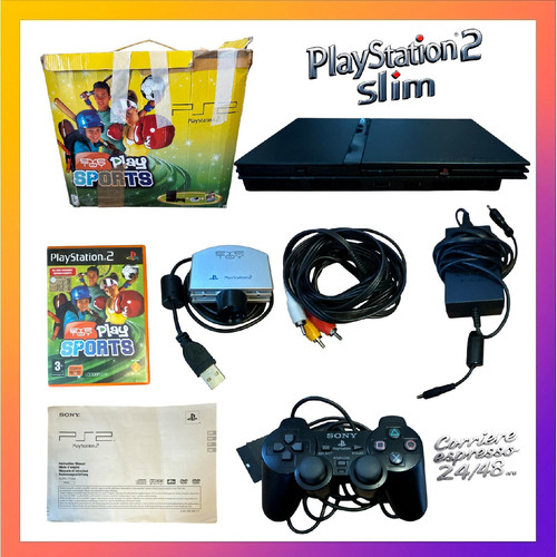 Console playstation ps2 slim - playstation,