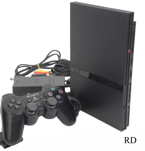 Console ps2 slim nera - console,