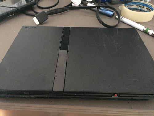 7921 console sony ps2 slim - 7921-console,
